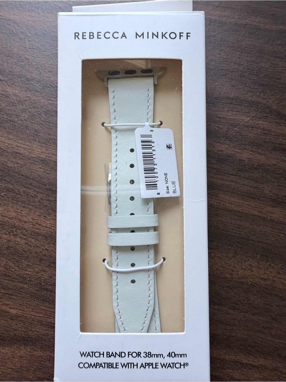 REBECCA MINKOFF Smooth Leather Watch Metal Strap Hardware Buckle 38MM, 40MM Band